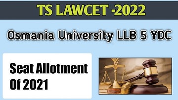 Will I get LLB Seat in OU || Must watch video | 5YDC