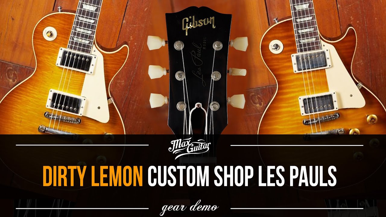 DIRTY LEMON BURST ANYONE? Gibson Custom Shop '59 Les Pauls!