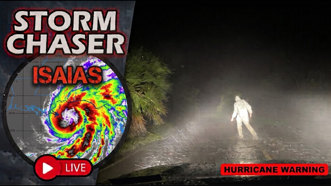 🔴 LIVE: Intercepting Hurricane Isaias | Eyewall Chase