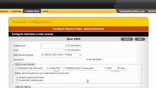 3a. HiveManager with Aerohive Branch Routers- Configure WPA2 Personal SSID for Routers