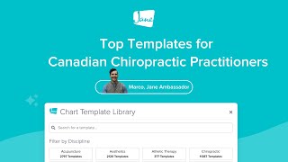 Top Templates for Chiropractors #janeapp #charting #notetaking #chiropractic