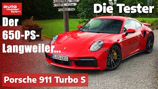 Porsche 911 Turbo S Der 650-Ps-Langweiler - Test Auto Motor Und Sport