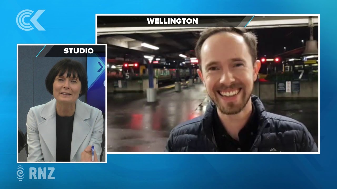 newspaper mockup Trains resume on limited service in Wellington