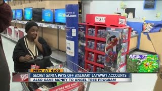 Secret Santa pays off Walmart layaway accounts