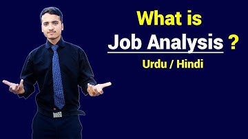 Job Analysis || Urdu / Hindi