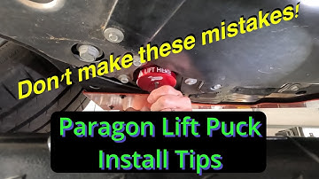Installation Tips for the Paragon Performance Jack Pucks on the C8 Corvette.