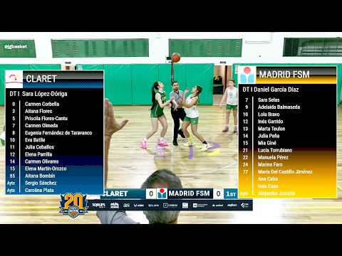 Highlights: Claret vs Madrid FSM Women's Match. Madrid School Cup