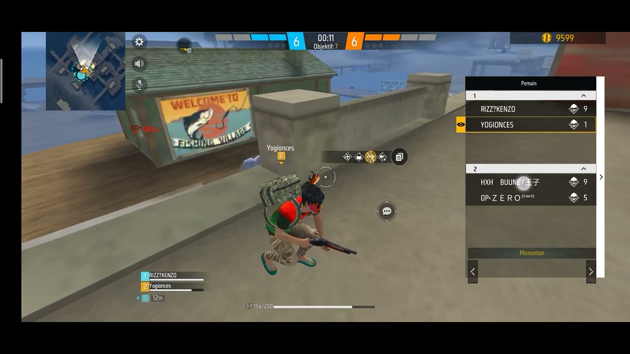 Hasil turnamen 2v2 RIZKENZO AND YOGICES V OP ZERO AND HXH BUNNY