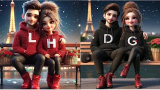 💕Cute Viral Cartoon Couple 500 Images👩‍❤️‍👨/Viral Alphabets Dpz🥀/ cartoon couple collection