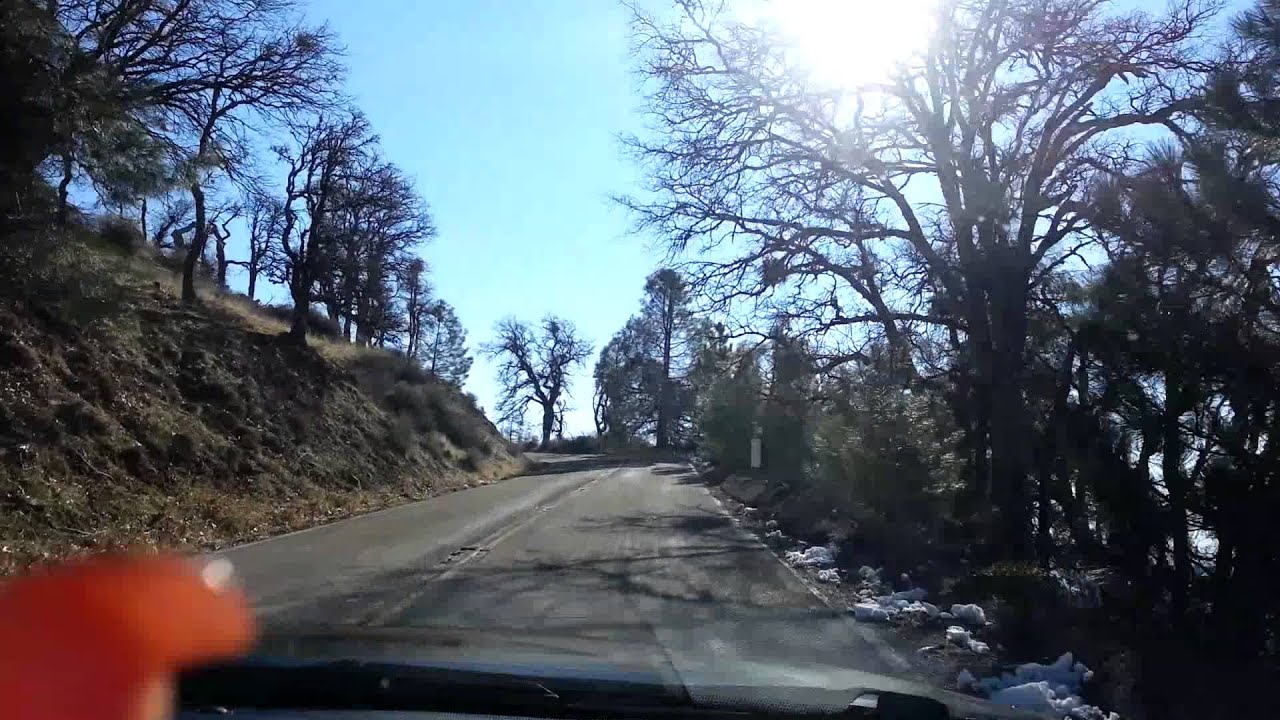 Drive up to Mt Hamilton (snow) YouTube