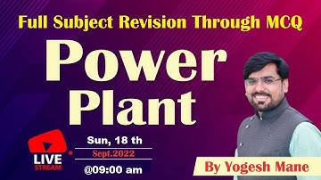 Power Plant | Full Subject Revision Through MCQ | Yogesh Mane