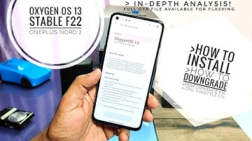 oxygen os 13 stable F22 android 13 for OnePlus Nord 2: finally they did it!