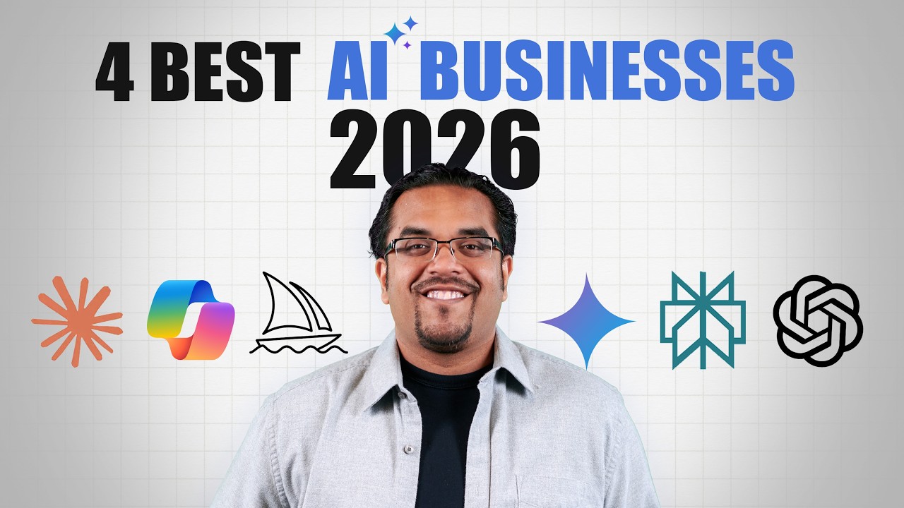 The 4 Most Profitable AI Businesses To Start In 2026!