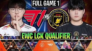 T1 vs BFX GAME 1 EWC LCK QUALIFIER 2026 DAY 3 | FULL GAME | T1 vs BNK FEARX EWC 2026 screenshot 4