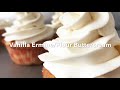 HOW TO MAKE COOKED FLOUR BUTTERCREAM FROSTING- Vanilla Ermine Frosting with vanilla cupcakes