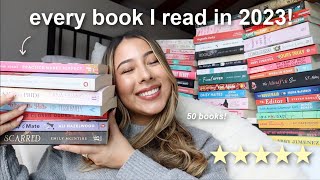 EVERY BOOK I READ IN 2023!⭐ *50 books* which ones were worth it?