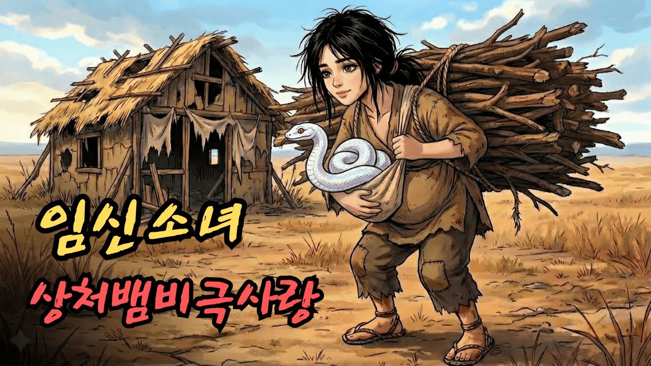 가난하고 임신한 소녀가 땔감을 모으러 인적 없는 들판에 갔다가 우연히 상처 입은 뱀을 발견한다.그리고 그 순간부터 비극적인 사랑 이야기가 시작된다|민담 |전설 |설화 | 옛날이야기