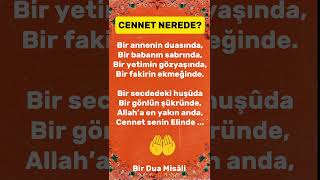 Bir Dua - Cennet Nerede ?