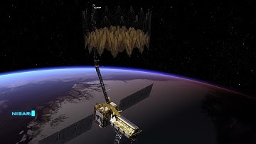 NISAR Radar Reflector Antenna Deployment After Launch