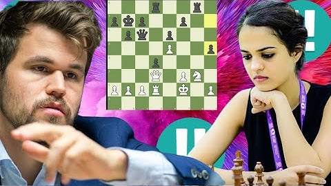 Magnus Carlsen vs Tania Sachdev chess game 34