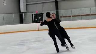 Pre-Bronze Ice Dance test: Swing Dance; Cha-Cha; Fiesta Tango;