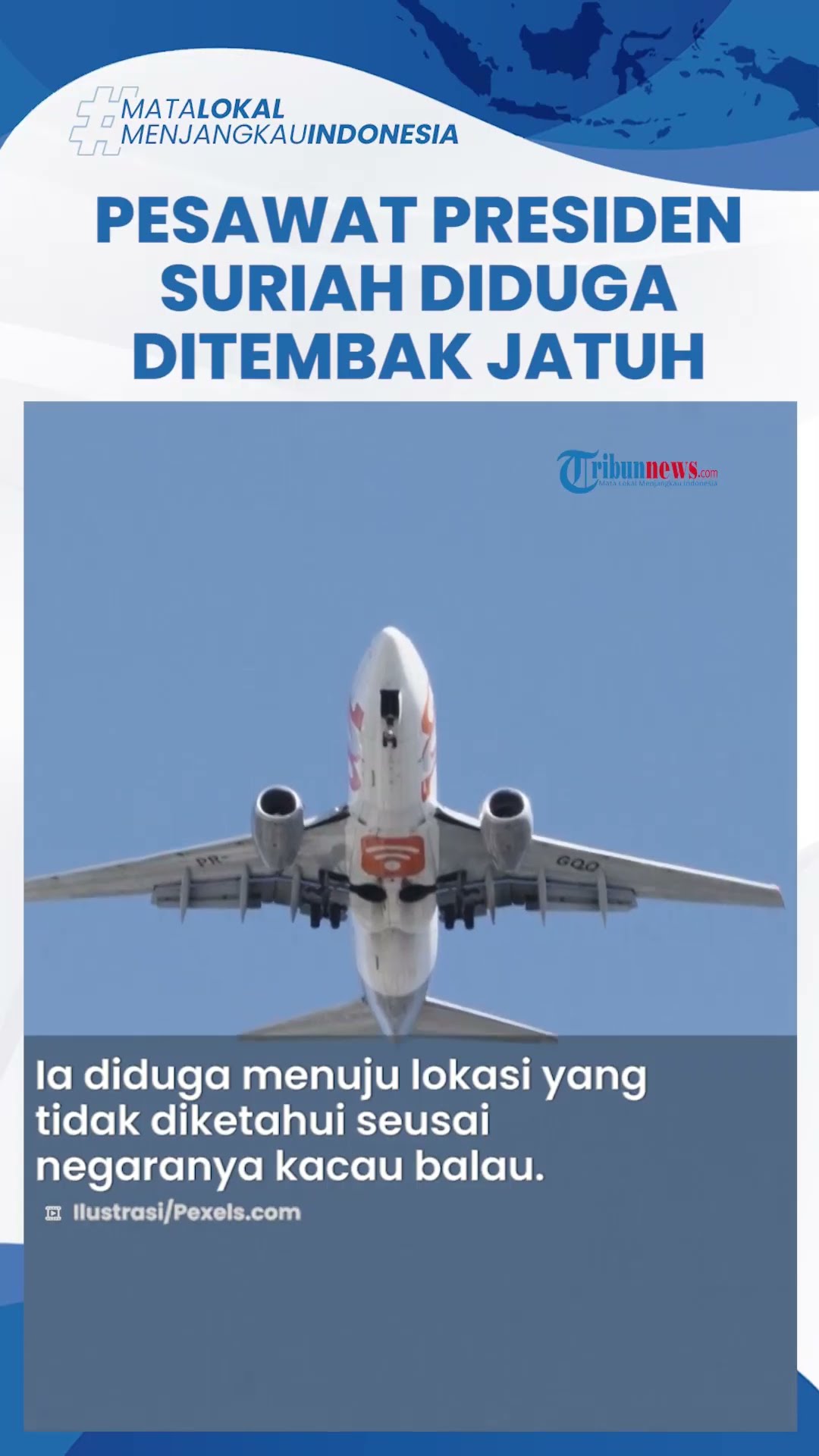 Damaskus Memanas Dikuasai Pemberontak! Pesawat Presiden Bashar Diduga Ditembak Jatuh saat Kabur