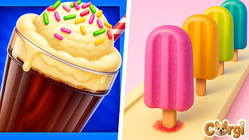Ice Cream Soda VS Popsicle Stack - All Levels Satisfying Walkthrough Gameplay