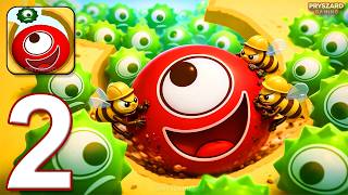 Hungry Balls - Gameplay Walkthrough Part 2 - Hungry Ball Puzzle Game Level 28-40 (iOS, Android) screenshot 4