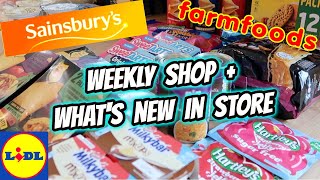 SAINSBURY&#39;S GROCERY HAUL + FARMFOODS &amp; LIDL