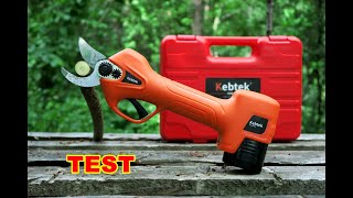 Profesjonalny Sekator akumulatorowy KEBTEK Test / Professional Pruning Shear review