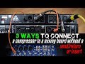 3 ways to connect a compressor to a mixing board without a sendreturn or insert