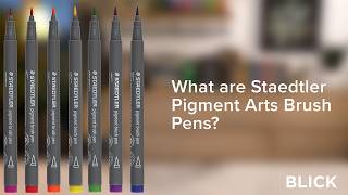 Staedtler Pigment Arts Brush Pens Multi Ink Waterproof Brush Markers For Artists