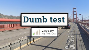 getting a PERFECT SCORE on a Geoguessr "DUMB TEST"