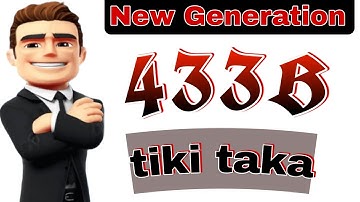 OSM TACTIC 2022 : OSM BEST TACTIC 433B (new tiki taka version)