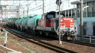 関西本線5380列車(四日市～稲沢)DD51-1804タキ