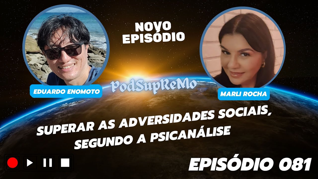 Capa do episódio 081 do PodSupReMo com Marli Rocha