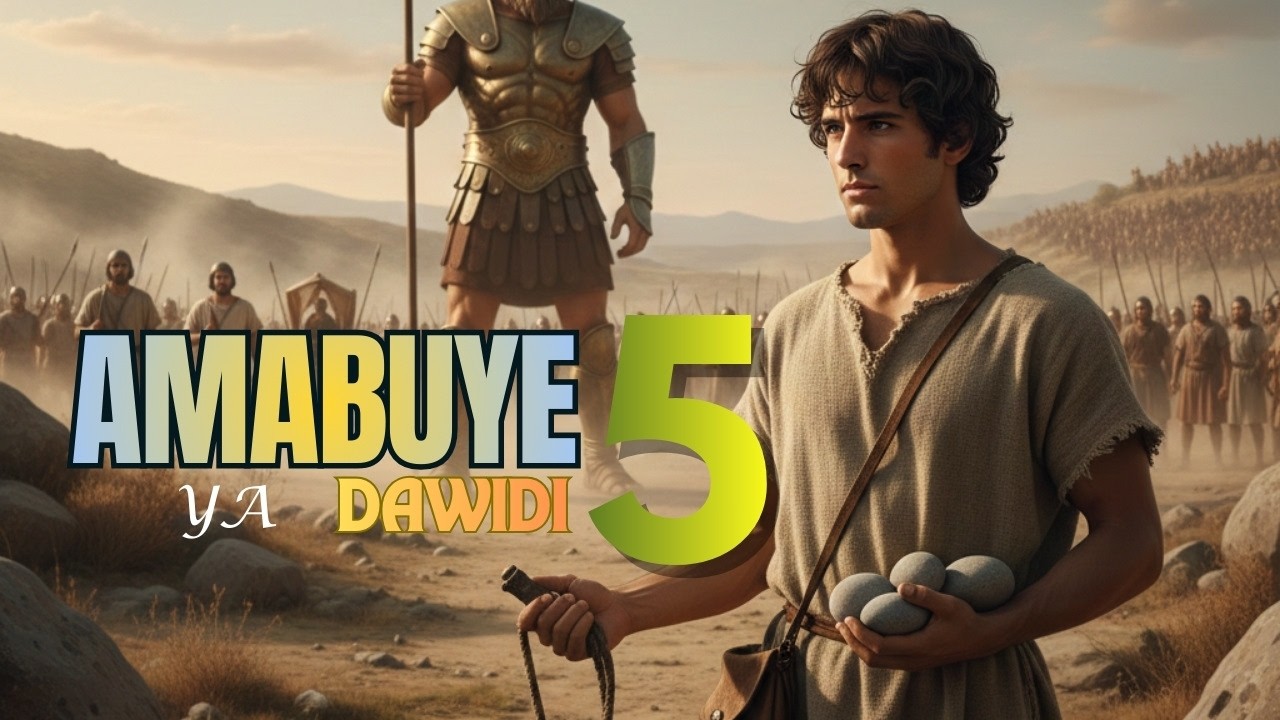 IMPAMVU DAWIDI YA TORAGUYE AMABUYE 5 AGIYE KURWANA NA GOLIYATI  / 1 Samweli 17:40-50