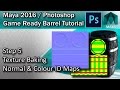 #5 Baking Normal Maps in Maya (Texture Baking) - Maya High Poly to Low Poly Tutorial