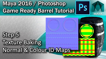 #5 Baking Normal Maps in Maya (Texture Baking) - Maya High Poly to Low Poly Tutorial