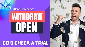 Withdraw open🚀✌️|| officially announced || ATLANTIS EXCHANGE 💵🎉