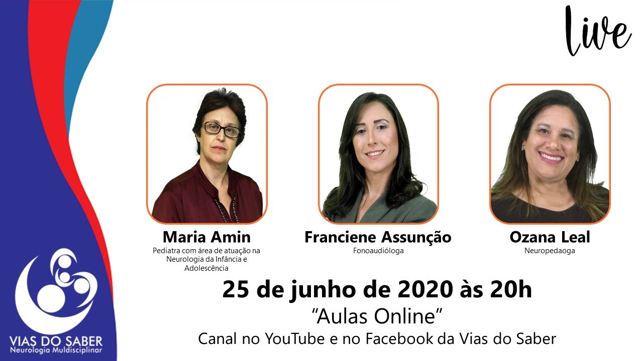 Vias do Saber em Live: Aulas Online