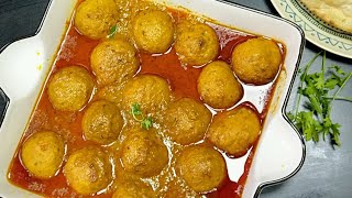 Kofta curry recipe/ koftay ka salan/ Chicken kofta gravy/ کوفتے کا سالن / Chef Filza's Kitchen