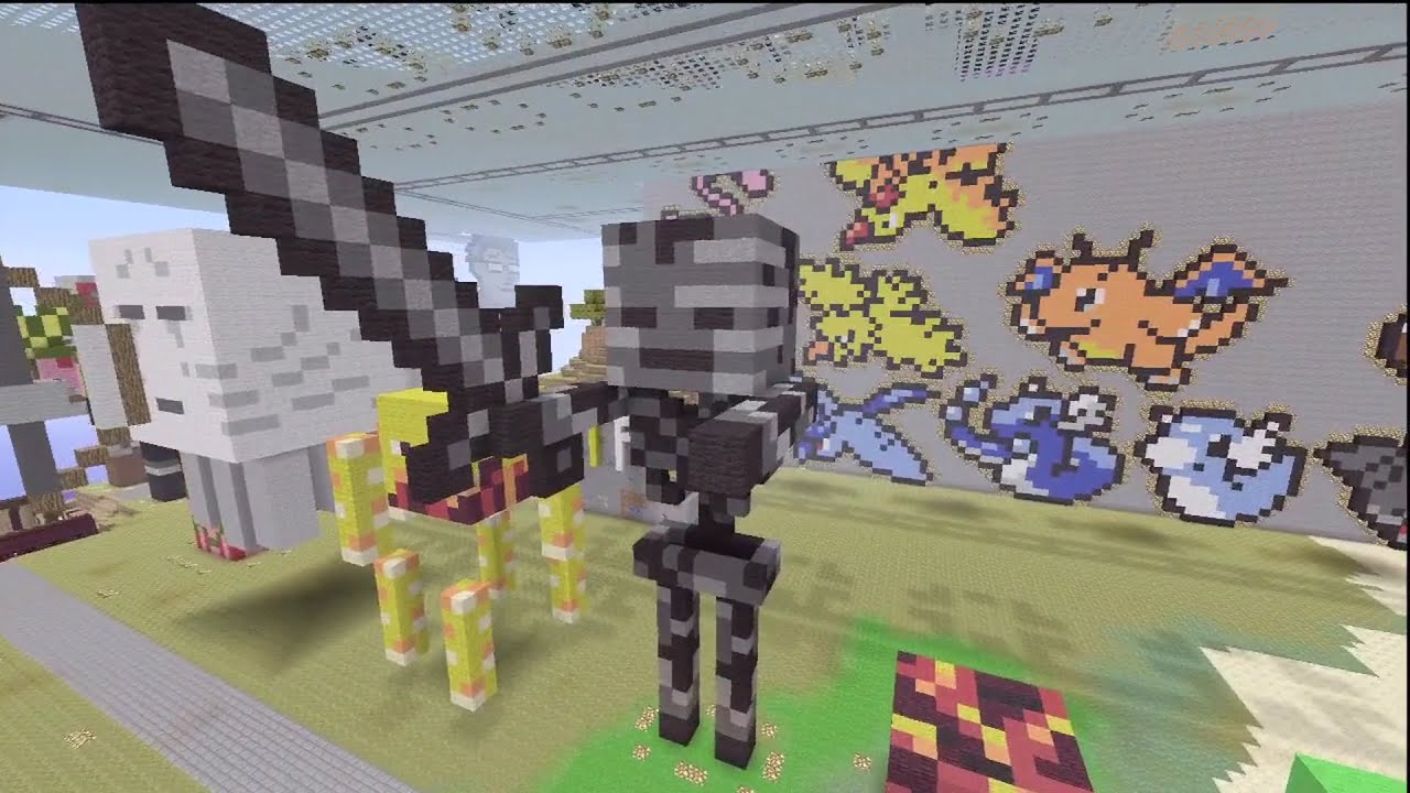 Wither Skeleton Statue How To Youtube