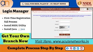 How to Install System and Start NSDL PAAM | PAN Card Centre | nsdl paam id registration |