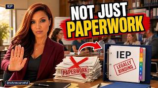 What an IEP Actually Is - The 7 Required Parts