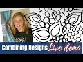 Tips for Combining Designs - Live Machine Quilting Demo with Angela Walters