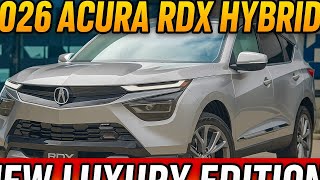 2026 Acura RDX Hybrid Review | Luxury SUV with Modern Tech & Power