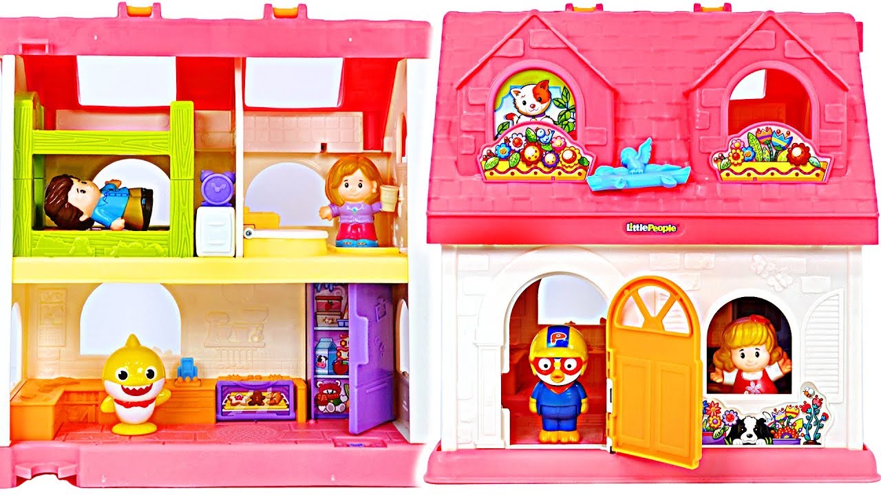 Let’s play in the Surprise Home with Baby Shark and Pororo! #PinkyPopToy