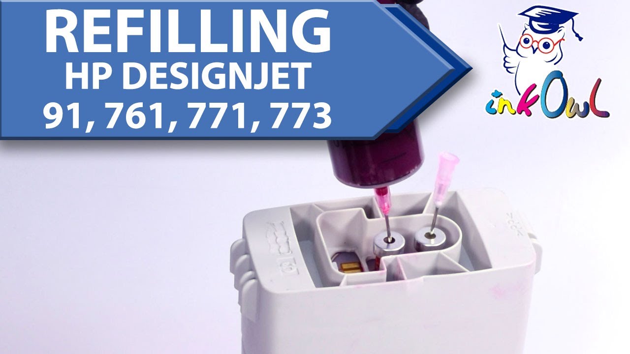How to Refill HP 91, 761, 771, 771A, 771B, 771C, 773A, 773B, 773C