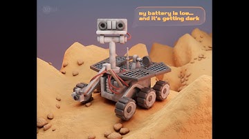 Oppy, the Mars Rover (Blender 3D)